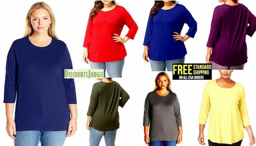 Womens sleeve top casual - 3/4,